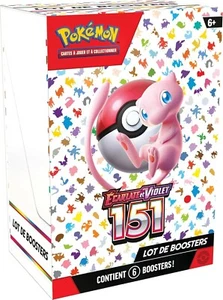 Bundle 6 Boosters Pokémon 151 EV3.5 Scellé FR - Foto 1 di 6