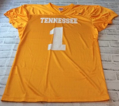 Camiseta de fútbol americano universitario Tennessee Volunteers NCAA Rawlings auténtica vintage L Foto 1 de 4