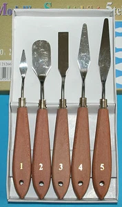 Modellier -Spachtelset  5teilig // präzisionsspachteln  - Imagen 1 de 6