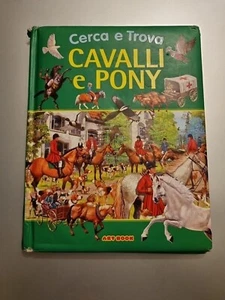 Libro Per Bambini Cavalli E Pony Art Book Vintage - Foto 1 di 6