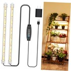 2 Bars Grow Light Strips for Indoor Plants with Auto Grow Light Strip(2 Heads)