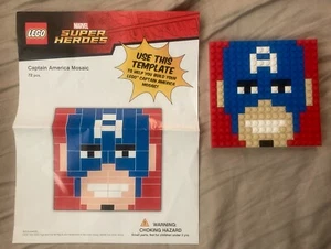 LEGO Marvel Super Heroes Toys R Us Captain America Mosaic 72 pcs w/ instructions - Picture 1 of 1
