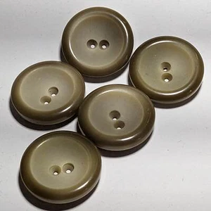 Botones de plástico beige 38 mm con 2 agujeros - Imagen 1 de 3
