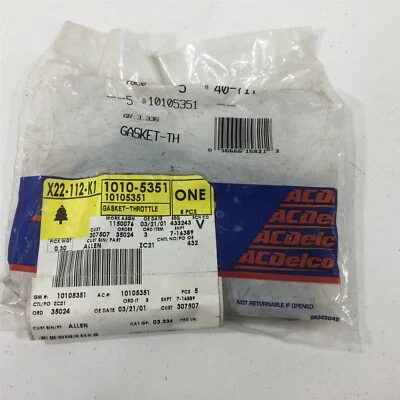(1) Junta original ACDelco GM 10105351 Foto 1 de 4
