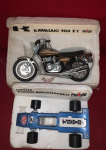 POLISTIL MOTO MOTORBIKE RARE VINTAGE KAWASAKI 900 Z1 E LOTUS TURBO INDIANAPOLIS - Picture 1 of 3