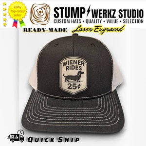 Gorra de béisbol personalizada de camionero con cierre a presión divertido regalo Wiener Rides 25 centavos - Imagen 1 de 10