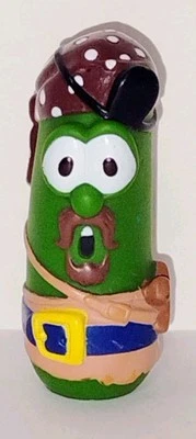 Veggie Tales Larry El Pepino Figura Piratas Que No Hacen Nada Juguete 2.5" (C Foto 1 de 4