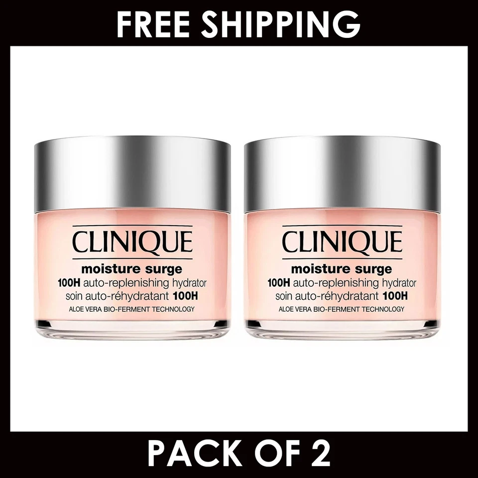 Hidratante reponedor automático Clinique Moisture Surge 100H 125 ml/4,2 oz (PAQUETE DE 2) Foto 1 de 4