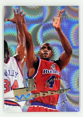 1995-96 Topps No282 Chris Webber Power Boosters Washington Bullets - Изображение 1 из 2
