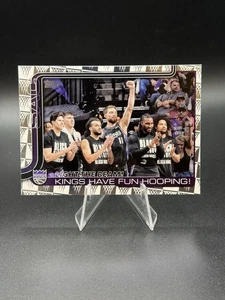 2025-26 Topps Basketball Sacramento Kings Tip Off Parallel Team Checklist 295 - Bild 1 von 2