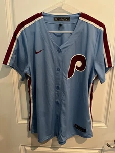 Camiseta deportiva Philadelphia Phillies Nike Retro Azul Años 80 Limited Vapor Team Talla Grande - Imagen 1 de 5