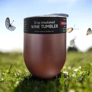 Thirstystone von Cambridge 12 Unzen Pink Wein Thermobecher heiß & kalt B7 - Bild 1 von 3