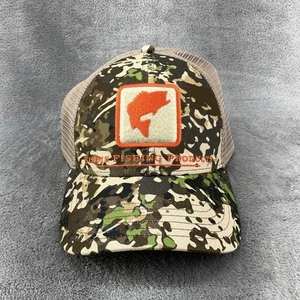 SIMMS Fishing Product Trucker Hat Camo Bass Icon Outdoors SnapBack - Picture 1 of 10