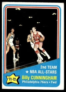 1972-73 Topps #167 Billy Cunningham Philadelphia 76ers VG-VGEX - Picture 1 of 2