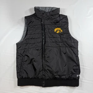Iowa Hawkeyes Weste Under Armour Loose Coldgear Full Zip Damen Größe XL schwarz - Bild 1 von 11