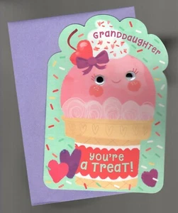 Valentine's Day Greeting Card for Granddaughter, You're a Treat, Hallmark Hearts - Picture 1 of 2
