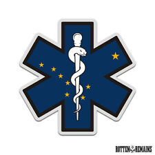Alaska State Flag Star of Life Decal AK Paramedic EMT EMS Vinyl Sticker e7m