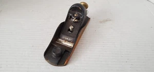 Vintage schwarz Stanley 7" HOBEL HOBEL Zimmerei Holzarbeiten Handhobel Werkzeug schön - Bild 1 von 5