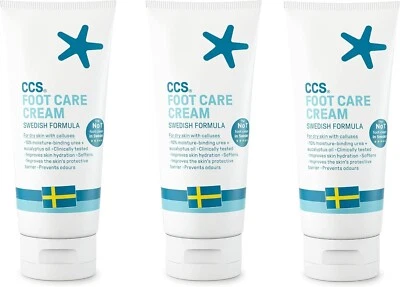 3X CCS Foot Care Cream for Dry Skin & Cracked Heels Foot Cream 175ml