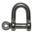 NAUTOS 105 HR - STRAIGHT SHACKLE - 10 MM / 3/8" - LOOSE SCREW PIN WITH EYE