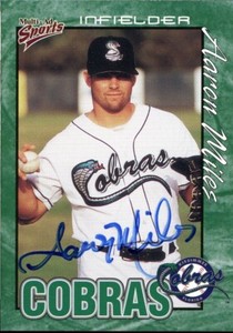 2000 Kissimmee Cobras AARON MILES Signed Card autograph AUTO ASTROS GIANTS