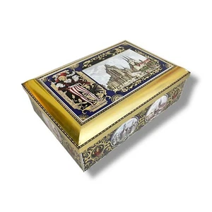 Lambertz Erfurt German City Cookie Tin Limited Edition Large 14x10x5 Storage Box - Picture 1 of 19