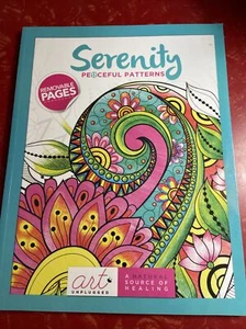 Serenity : Peaceful Patterns by Art Unplugged (2016 Paperback) - Picture 1 of 4