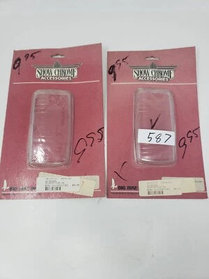 Lote de 2 Accesorios Show Cromo 16-20L Lente Cristal Repuesto Foto 1 de 3