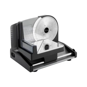 Affettatrice per carne in acciaio inox 200w alimentare affettatrice pane tagliafrutta - Foto 1 di 7