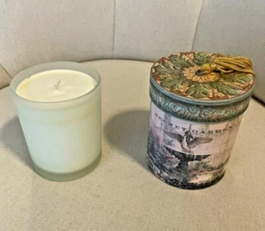 Michel Sojawachskerze Freesie Duft Secret Deko Garten Glas Körper Seele Box - Bild 1 von 9