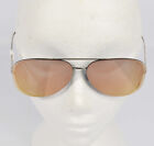 Genuine Giorgio Armani Ar6084 30114Z Grey Rose Gold Mirror Lens Pilot Sunglasses