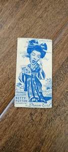 1949 CARRERAS FAMOUS FILM STARS TOBACCO CIGARETTE CARD BETTY HUTTON DREAM GIRL - Picture 1 of 1