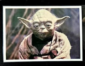 YODA 1980 Topps STAR WARS The Empire Strikes Back Giant Photocard C2 - Picture 1 of 2