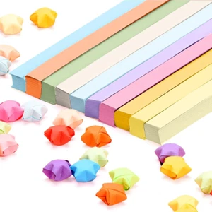 1350 Sheets Star Origami Paper 10 Assortment Color Star Strips DIY Hand Art Craf - Picture 1 of 7
