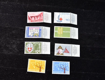 SUIZA 1963 EUROPA S 416-417 + 3/21/63 SET S 422-427 MNH Foto 1 de 4