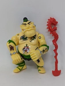 Vintage 1991 TMNT Teenage Mutant Ninja Turtles Tattoo Sumo Figur - Komplett! - Bild 1 von 7