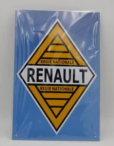 License Plate Tin " Renault " - Imagen 1 de 1