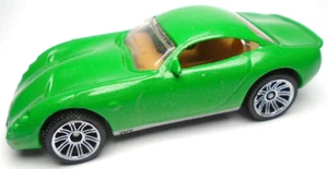 2003 MATCHBOX TVR TUSCAN S GREEN 1:57 DIECAST 2 7/8" CAR TAN INSIDE SILVER RIMS - Picture 1 of 6