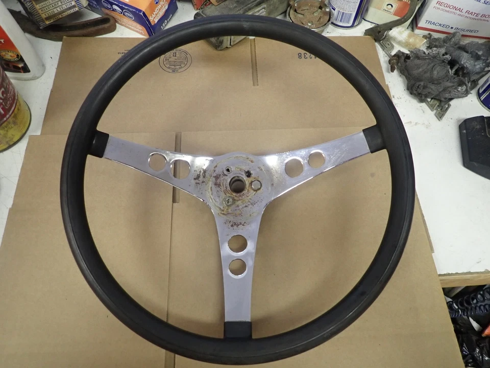 Volante Hot Rod vintage AMERICAN GRAFFITI John Milner 1932 Ford cupé 14" Foto 1 de 4