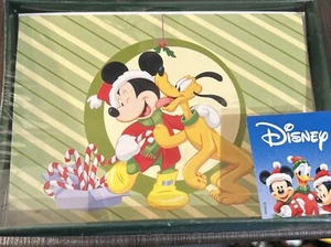 Vintage Disney Christmas Cards Mickey Mouse Goofy Box Of 10 Sealed - Picture 1 of 2
