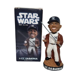 Star Wars Day NY Yankees CC Sabathia Bobblehead 5-4-19 Pre-owned - Picture 1 of 7