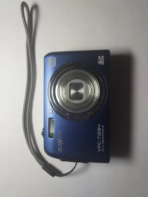 Sanyo Camera VPC-T1284 12.0MP 4X Optical SDHC *RARE*!!  NO CHARGER NOT TESTED - Image 1 of 4
