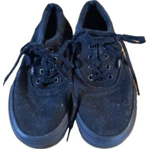 Vans Authentic Lo Pro Women's Sneakers Black Canvas Size 7.5 - Picture 1 of 5