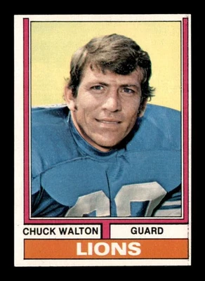 1974 Topps #249 Chuck Walton   NM/NM+ X3582697 - Image 1 of 3