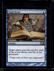MTG Magic the Gathering Tome Scour (75/262) Magic 2014 LP - Picture 1 of 2