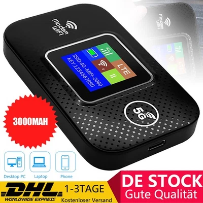 Mobile WLAN Router 4G Mobile WiFi Hotspot 300 Mbit/s Portable Mobiler Breitband - Bild 1 von 4