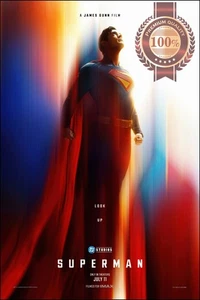 SUPERMAN 2025 TEASER LOOK UP ORIGINAL MOVIE CINEMA PRINT PREMIUM POSTER - Picture 1 of 6