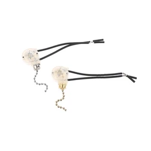 Wall Light pull Rope Switch Universal Chain Ceiling Fan Lamp Replacement Pa Y-yg - Picture 1 of 14