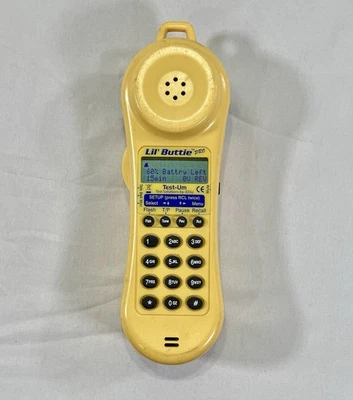 TEST-UM Inc. Lil' Buttie PRO Yellow Telephone No Wire Clamps - Tested & Working! - Image 1 of 4