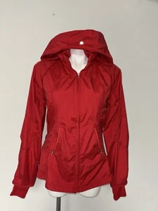 Lululemon Damengröße 8 leichte Jacke versteckte Kapuze super Zustand - Bild 1 von 13